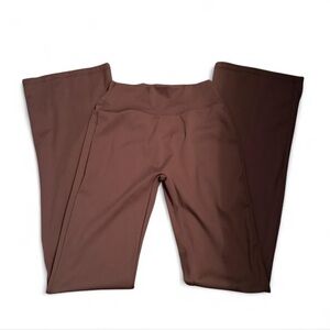 Brown Flared Leggings